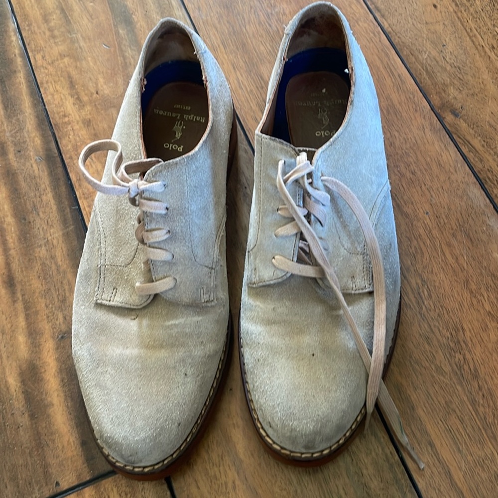 9 1/2 men’s suede polo shoes